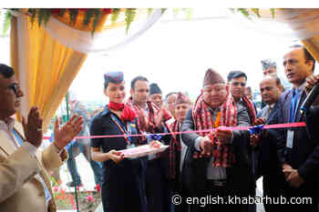 Civil Aviation Minister Ale lays foundation stone for arrival terminal building at TIA - Khabarhub