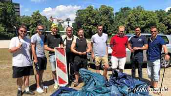 Promis der CDU und Studenten sammeln Müll im Jenaer Paradies