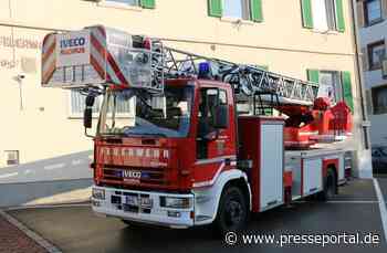FW Stockach: Unterstützung bei Gebäudebrand