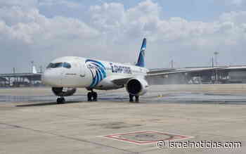El primer vuelo de EgyptAir entre El Cairo y Tel Aviv aterriza en el aeropuerto Ben Gurion - Noticias de Israel