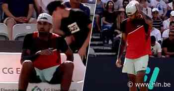 Kyrgios gaat door het lint en klaagt na match over racistische opmerkingen van publiek: "Wanneer stopt dit?” - Het Laatste Nieuws