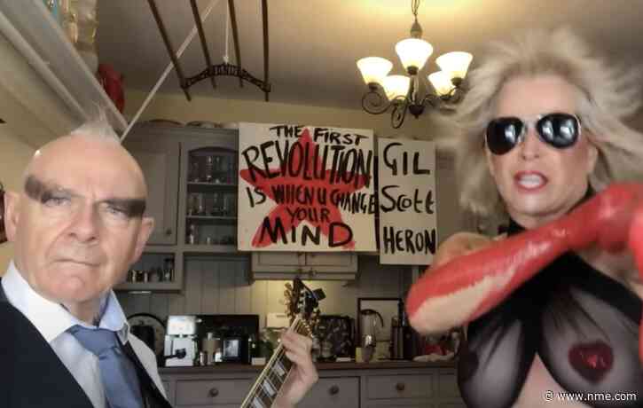 Robert Fripp and Toyah Willcox give paint-covered Rage Against The Machine performance