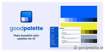 Goodpalette - Make beautiful color palettes for UI