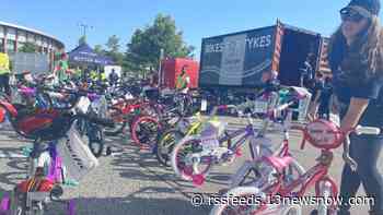 Salvation Army, CMA CGM give away nearly 200 bicycles to children across Hampton Roads