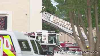 No one seriously injured after fire at shooting range in Virginia Beach