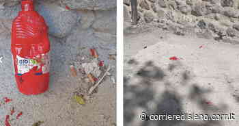 Siena, vandali imbrattano l'abbazia di Abbadia San Salvatore. Il parroco: "Sistemate tutto e non denuncio" - Corriere di Siena