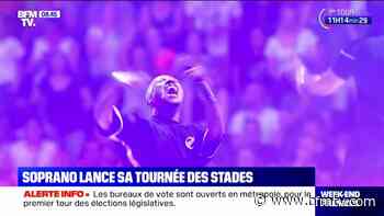 Soprano lance sa tournée des stades à Lyon, au plus près des étoiles - BFMTV