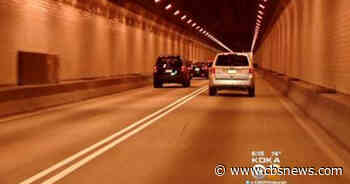 State police determine cause of truck overturning inside of Squirrel Hill Tunnel - CBS Pittsburgh