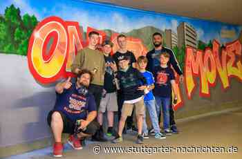 Tiefgarage in Sindelfingen: Jugendliche sprayen ganz legal Graffiti - Stuttgarter Nachrichten
