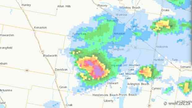 Tornado warning ends for south central Saskatchewan, thunderstorm warning in effect - CBC.ca