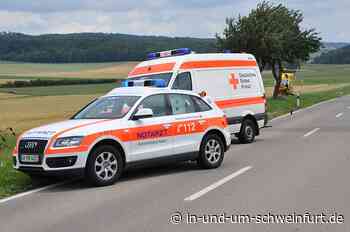 Verkehrsunfall mit zwei zum Teil schwer Verletzten bei Westheim nahe Hammelburg - Lokale Nachrichten aus Stadt und Landkreis Schweinfurt - SW1.News