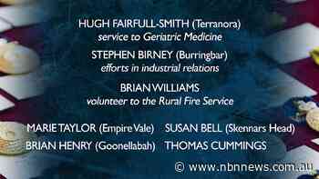 SEVEN NORTHERN RIVERS RESIDENTS ACKNOWLEDGED ON THE QUEEN'S BIRTHDAY HONOUR LIST - nbnnews.com.au