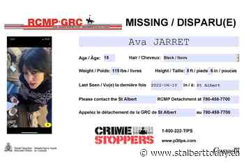 St. Albert RCMP ask for help to locate missing teen - St. Albert TODAY
