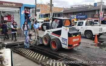Desazolvan alcantarillas en Apizaco ante lluvias - El Sol de Tlaxcala