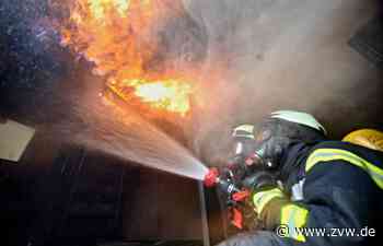Schwaikheim: Feuerwehr übt mit Atemschutzausrüstung in Brandschutz-Container - Zeitungsverlag Waiblingen
