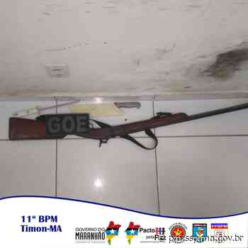 Polícia Militar prende dupla com arma de fogo em Timon • PM/MA - Polícia Militar do Maranhão - pm.ssp.ma.gov.br
