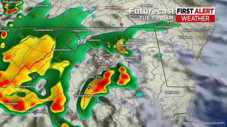 Maryland Weather: Alert Day Declared For Tuesday Due To Severe Storm Threat