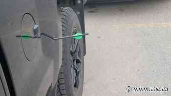Man charged with mischief after truck shot with crossbow in Saskatoon