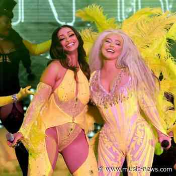 Christina Aguilera brings out Mya for Lady Marmalade reunion at LA Pride