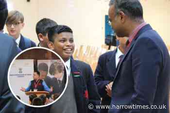 Indian Embassy visits John Lyon School in Harrow