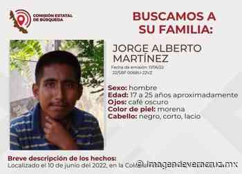 Piden apoyo para encontrar a familiares de Jorge Alberto Martínez, en Misantla - Imagen de Veracruz
