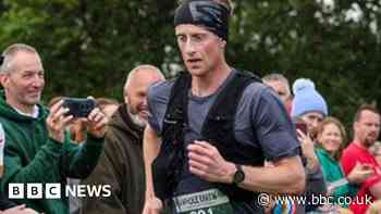Man v horse: Powys race won by runner Ricky Lightfoot