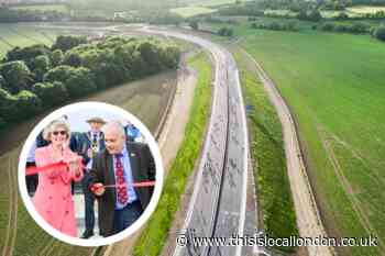 New Harlow M11 Junction 7A opens to traffic with fun run