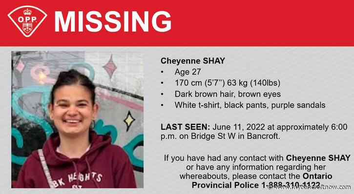 OPP officers in Bancroft, Lennox and Addington investigating two missing women