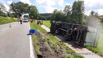 Straße zwischen Rimsting und Mauerkirchen nach Unfall wieder freigegeben