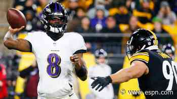 Lamar rejoins Ravens for 1st time this offseason