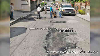 Mejoran condiciones de vialidad con trabajos de bacheo en Tantoyuca - La Voz De Tantoyuca