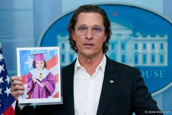 McConaughey voices support for Senate bipartisan gun violence plan