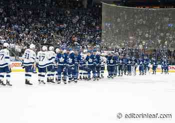 Toronto Maple Leafs: Tampa Making the Final Is Not Reassuring - Editor in Leaf
