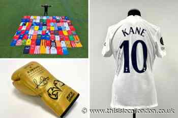 Spurs kit man's auction includes Kane and Son’s jerseys
