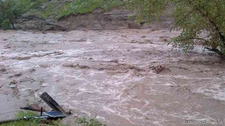 Flood watches and high streamflow advisories in Foothills County
