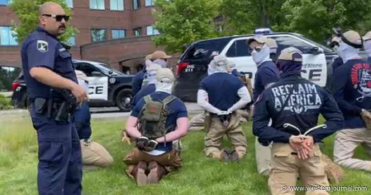 After 'Patriot Front' Arrests, Police Officer Lets Detail Slip That Has Some People Calling It a Setup