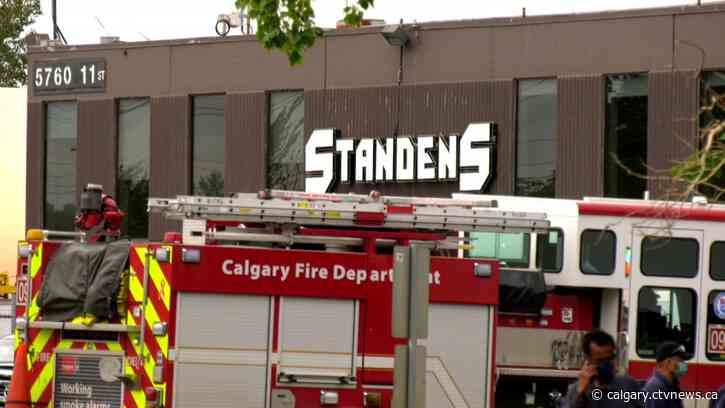 IMT Standen's evacuated after machine overheats, sparks fire