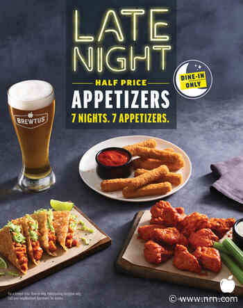 Applebee’s launches half-price appetizers to boost late-night dine-in crowd