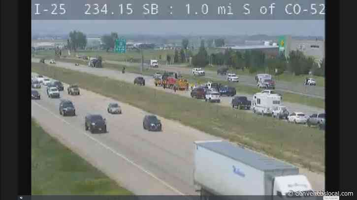Some Northbound Lanes Of I-25 Closed For Crash Near Fort Lupton Exit