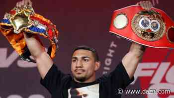 Teofimo Lopez and Devin Haney square up after Garcia vs. Martin - dazn.com