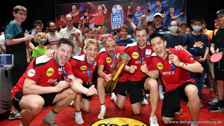 Tischtennis: Titel mit gebrochener Rippe: Boll und Düsseldorf feiern - Bietigheimer Zeitung