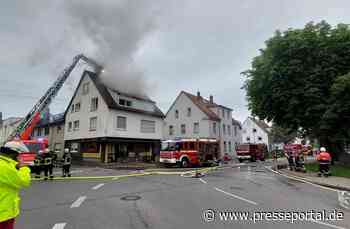 LRA-Ravensburg: Großbrand in Weingarten verursacht hohen Sachschaden. - Presseportal.de