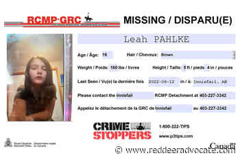 Innisfail RCMP looking for missing teen – Red Deer Advocate - Red Deer Advocate