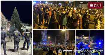 2000 Impfpflicht-Gegner demonstrieren trotz Versammlungsverbots in Ravensburg - Schwäbische
