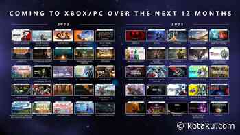 Amid Thin 2022, Microsoft Says 50 Games Coming To Xbox Over The Next Year - Kotaku