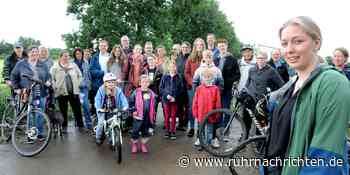 Protest gegen die Schließung des Ruhrtalradwegs in Iserlohn-Hennen - Ruhr Nachrichten