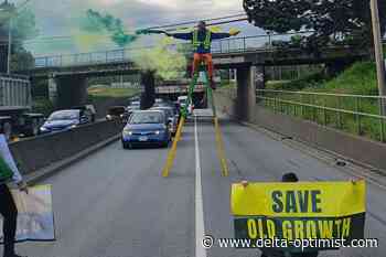 Traffic-blocking protests at Massey Tunnel, Ironworkers - Delta Optimist