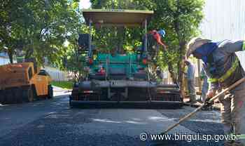 Serviço de recapeamento das ruas do Distrito Industrial 1 de Birigui entra na última fase - birigui.sp.gov.br