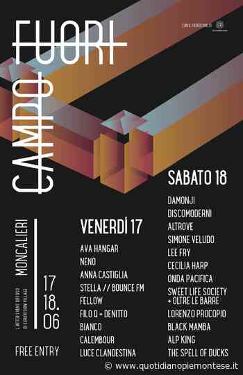 Venerdì 17 e sabato 18 a Moncalieri “Fuori Campo”, l’after event di Eurovision Village - Quotidiano Piemontese