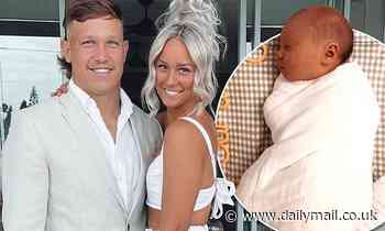 NRL star Reuben Cotter welcomes his first child with partner Mackenzie Falco - Daily Mail